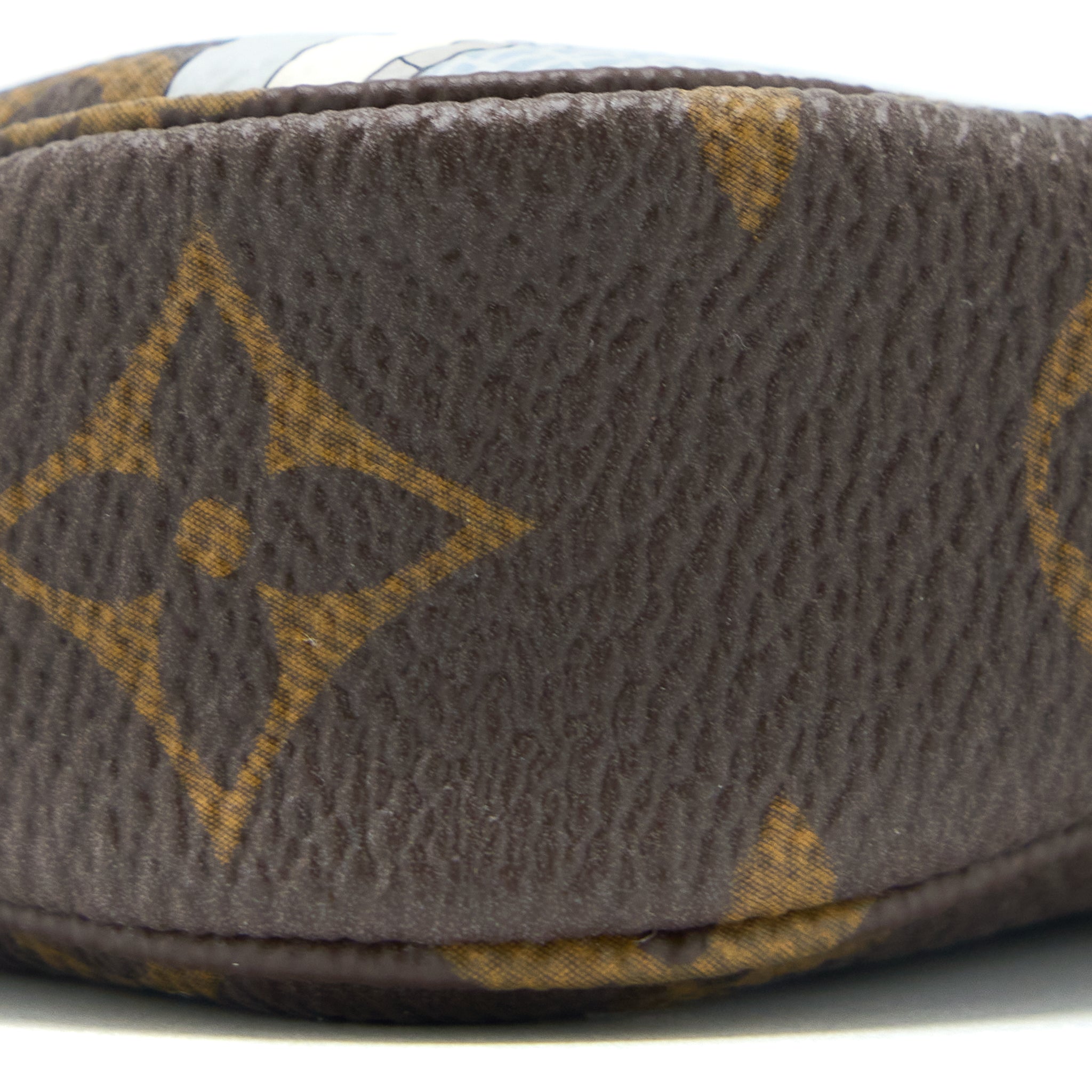 AAA Replica Louis Vuitton LV MINI POCHETTE ACCESSORIES MONOGRAM CANVAS/PINK GHW