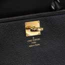 AAA Replica Louis Vuitton LV FLAP SHOULDER BAG CALFSKIN BLACK GHW