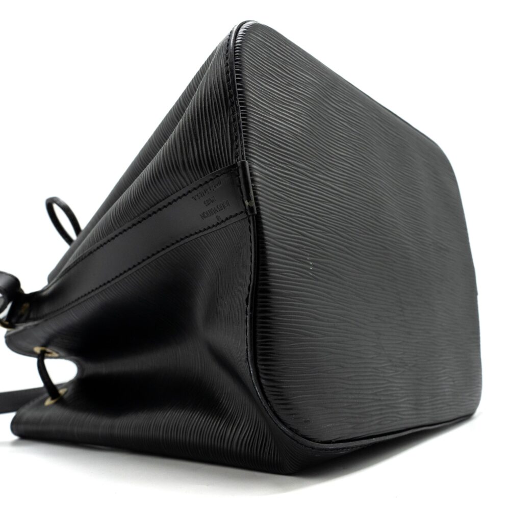 AAA Replica Louis Vuitton LV PETIT NOE EPI LEATHER BLACK GHW