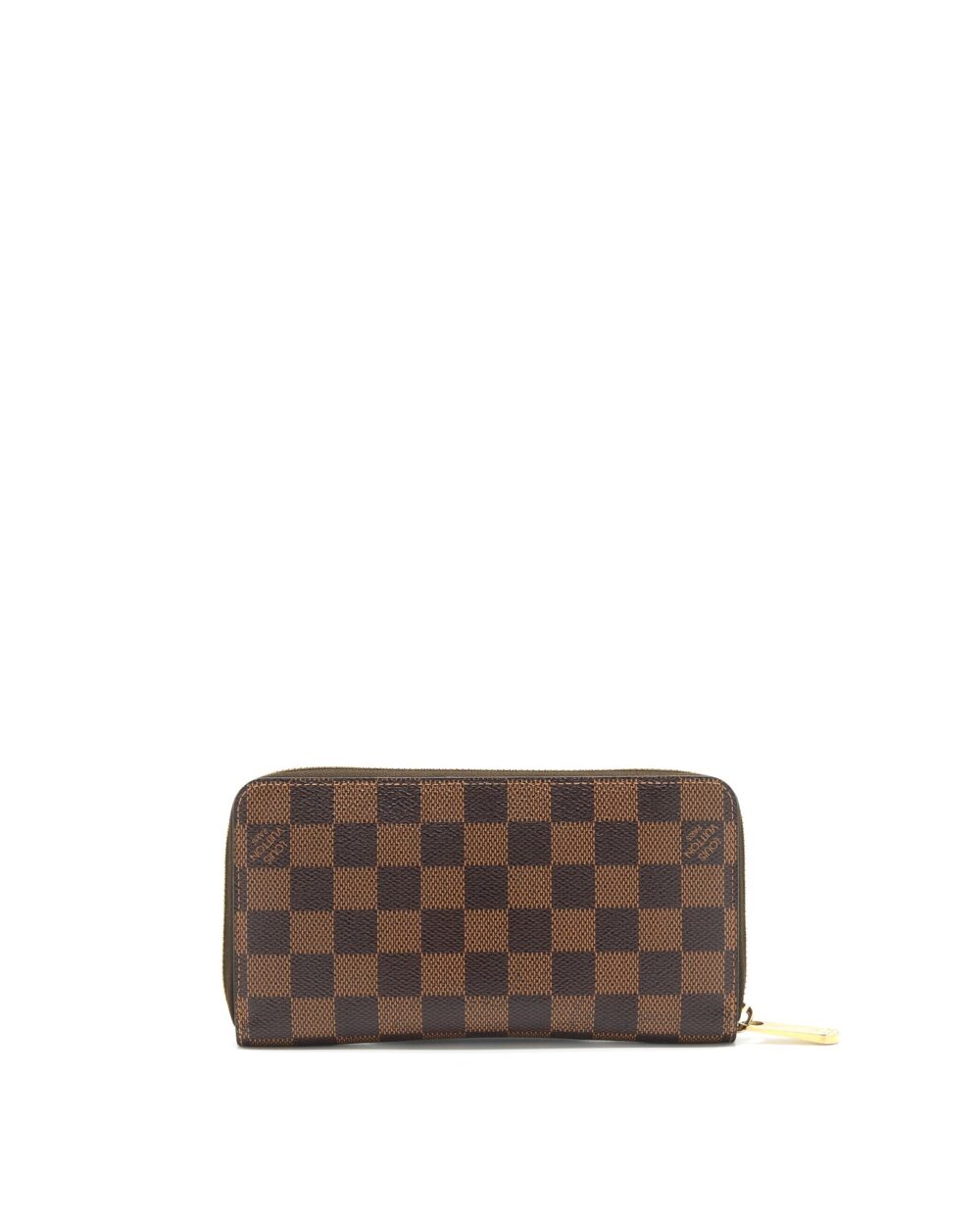 AAA Replica Louis Vuitton LV ZIPPY WALLET IN DAMIER EBENE
