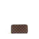 AAA Replica Louis Vuitton LV ZIPPY WALLET IN DAMIER EBENE