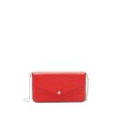 AAA Replica Louis Vuitton LV FELICIE POCHETTE RED SHW