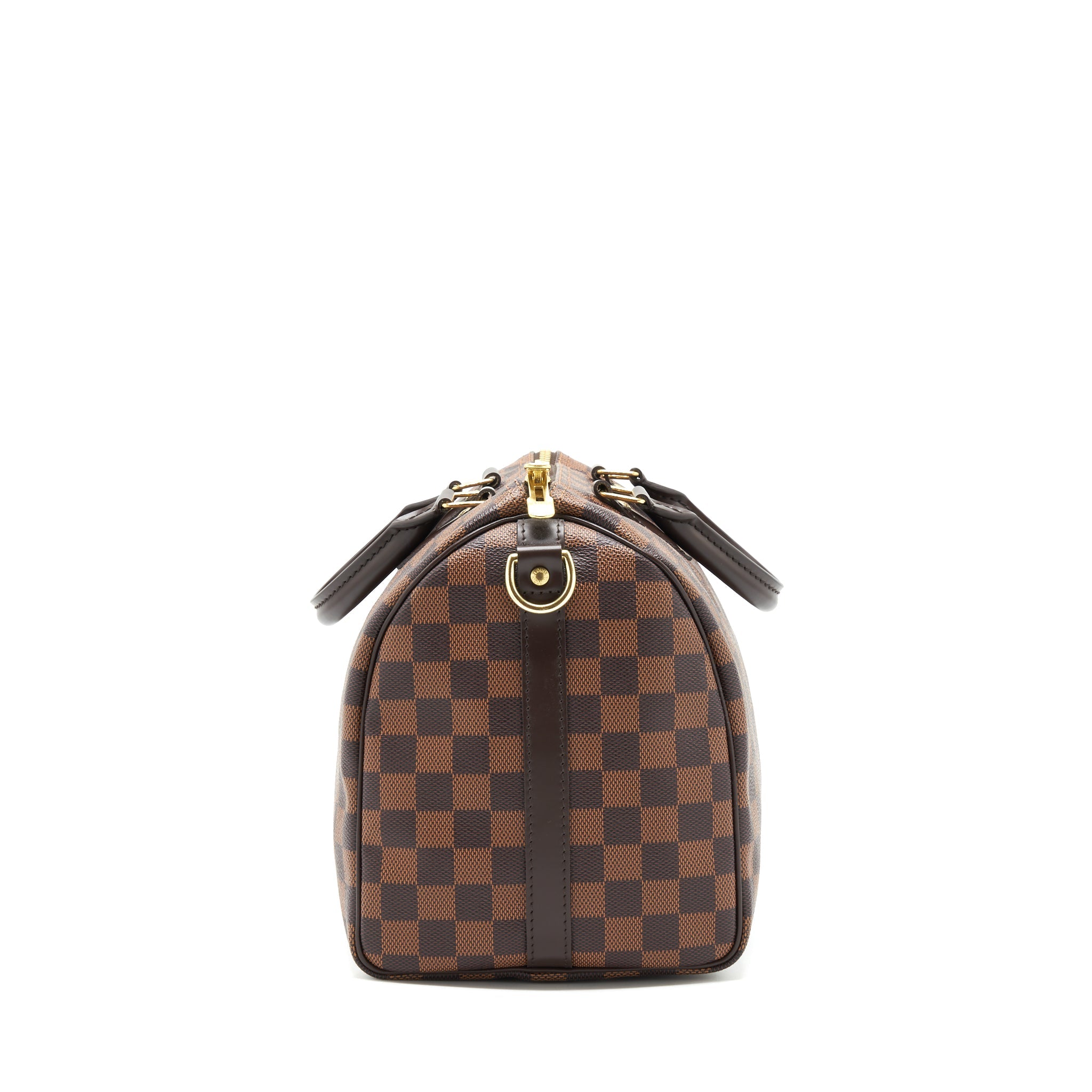 AAA Replica Louis Vuitton LV SPEEDY 30 DAMIER EBENE GHW