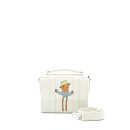 AAA Replica Louis Vuitton LV SCARECROW PRINTED FLAP BAG CALFSKIN WHITE WITH WHITE HARDWARE