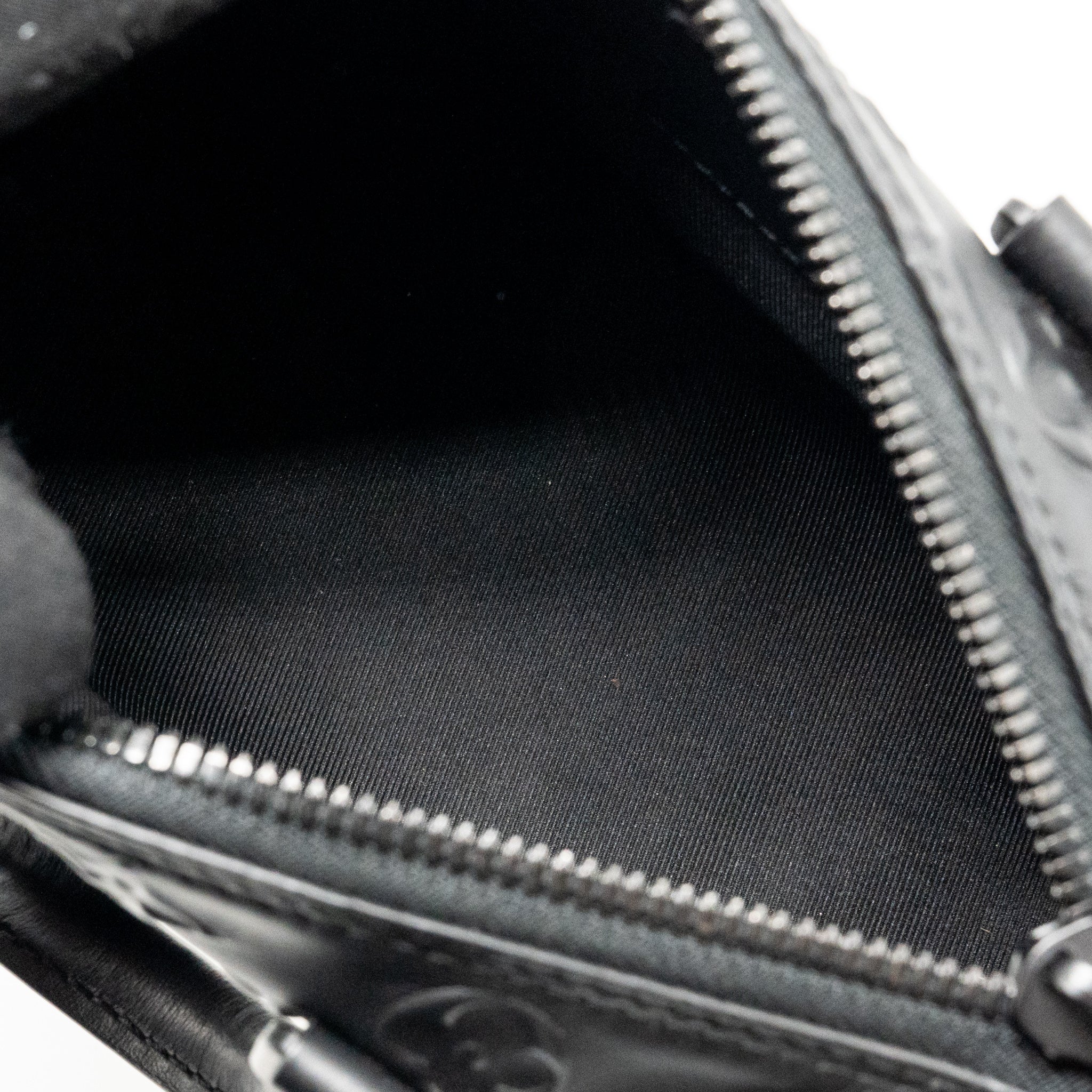 AAA Replica Louis Vuitton LV KEEPALL XS MONOGRAM SEAL COWHIDE LEATHER SO BLACK