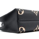 AAA Replica Louis Vuitton LV ONTHEGO PM BICOLOUR MONOGRAM EMPREINTE BLACK/BEIGE GHW