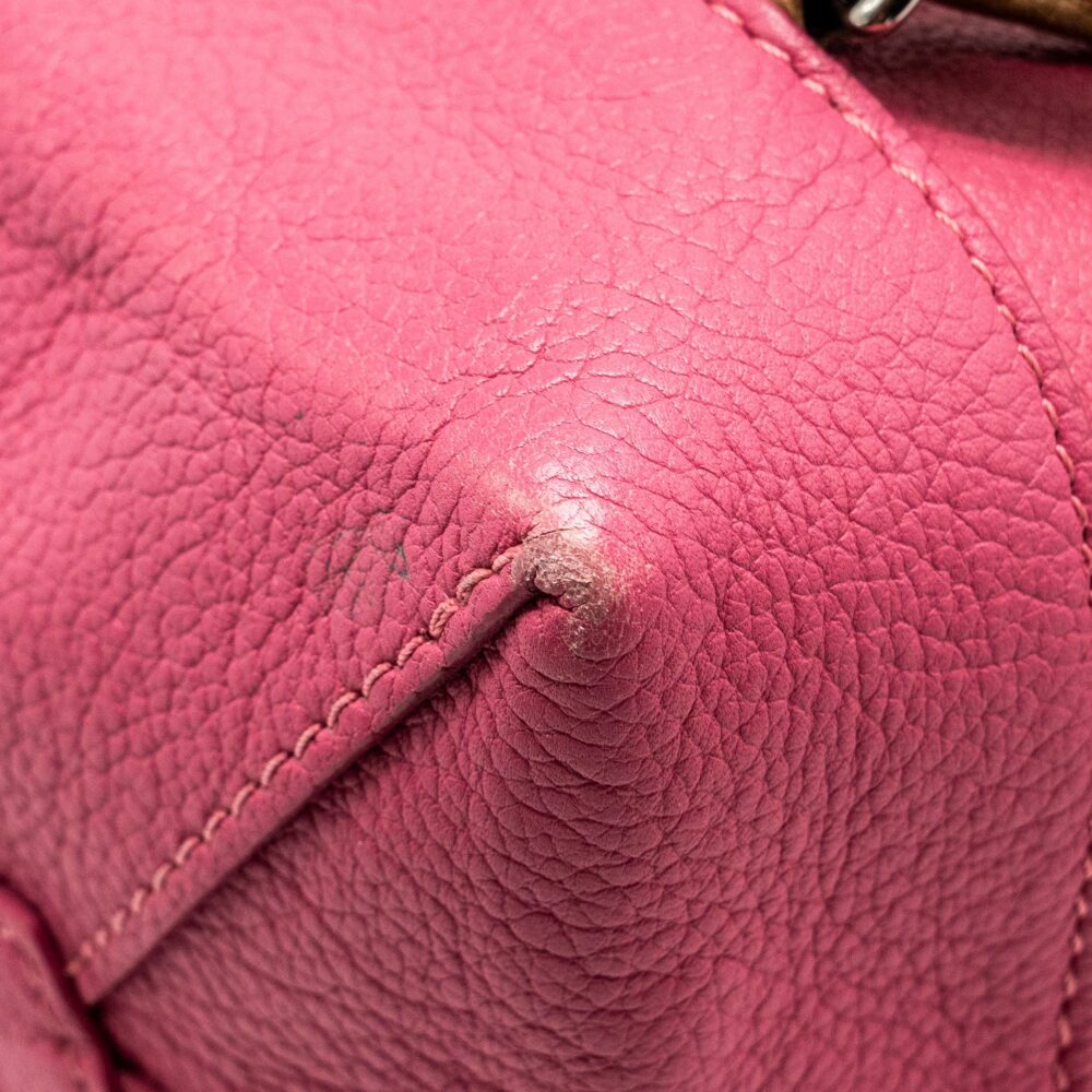 AAA Replica Louis Vuitton LV LOCKME BACKPACK CALFSKIN PINK/BEIGE SHW