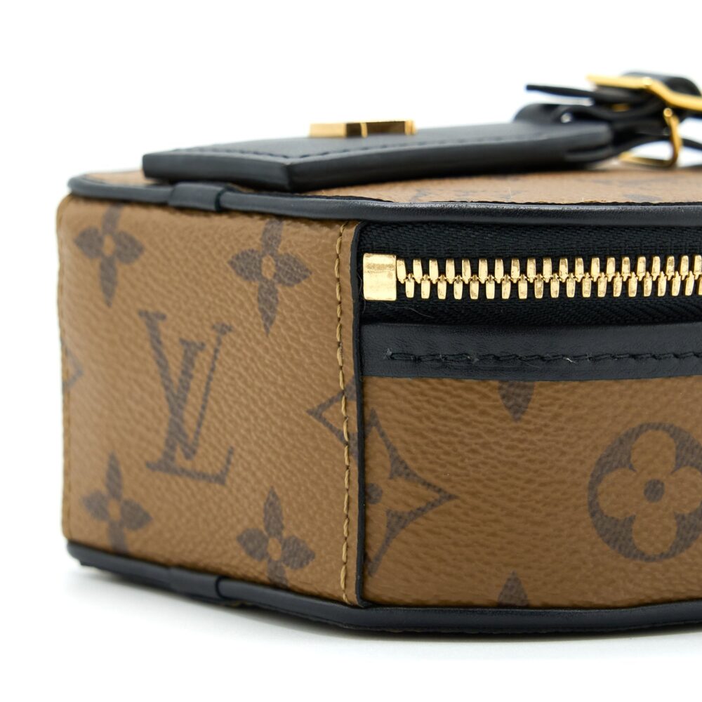 AAA Replica Louis Vuitton LV MINI BOITE CHAPEAU MONOGRAM REVERSE CANVAS GHW