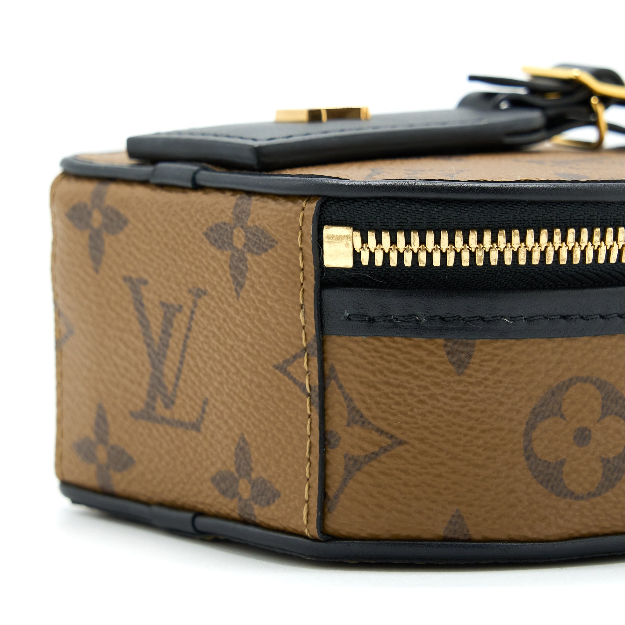 AAA Replica Louis Vuitton LV MINI BOITE CHAPEAU MONOGRAM REVERSE CANVAS GHW