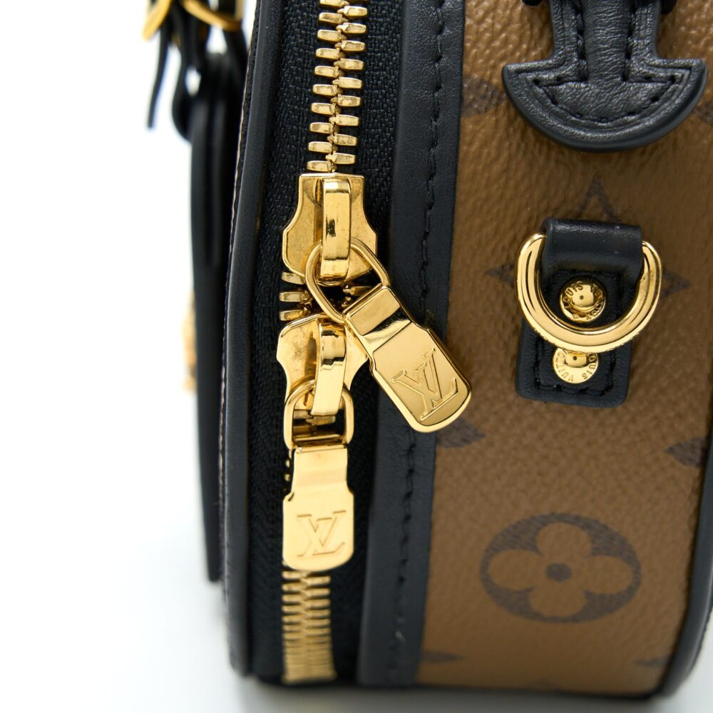 AAA Replica Louis Vuitton LV MINI BOITE CHAPEAU MONOGRAM REVERSE CANVAS GHW