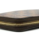 AAA Replica Louis Vuitton LV ZIPPY WALLET IN DAMIER EBENE