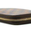 AAA Replica Louis Vuitton LV ZIPPY WALLET IN DAMIER EBENE