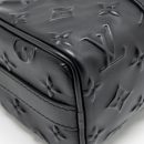 AAA Replica Louis Vuitton LV KEEPALL XS MONOGRAM SEAL COWHIDE LEATHER SO BLACK