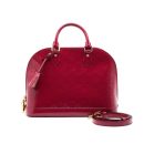 AAA Replica Louis Vuitton LV ALMA PM PATENT LEATHER INDIAN ROSE