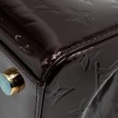 AAA Replica Louis Vuitton LV VERNIS BREA MM BAG MONOGRAM PATENT AMARANTE GHW