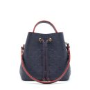AAA Replica Louis Vuitton LV NEONOE MONOGRAM EMPREINTE MARINE ROUGE GHW