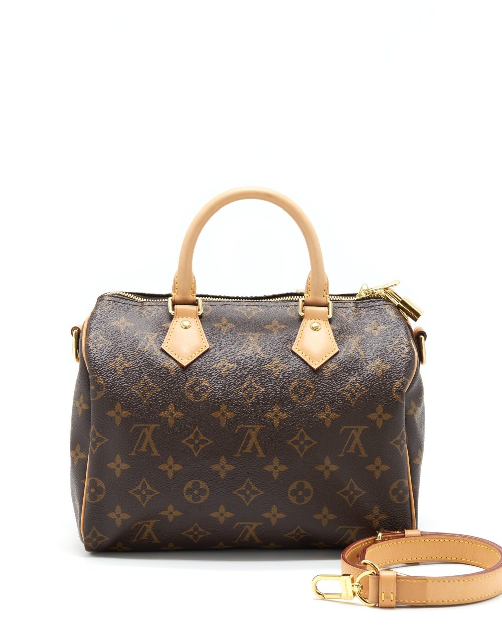 AAA Replica Louis Vuitton LV SPEEDY BANDOULIERE 25 MONOGRAM CANVAS