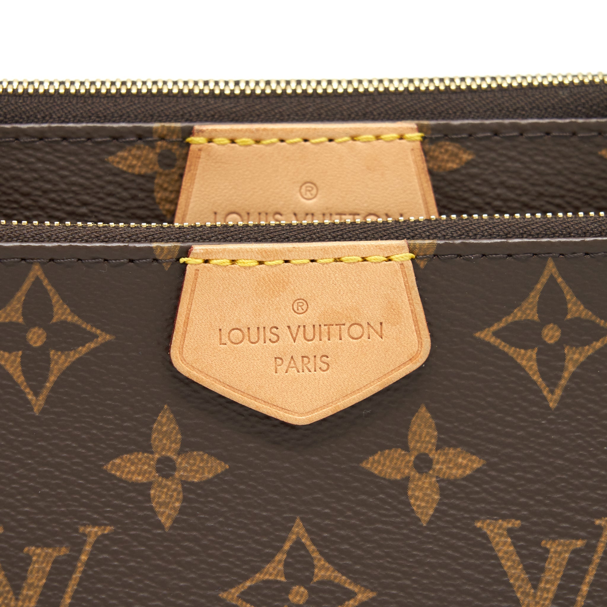 AAA Replica Louis Vuitton LV MULTI POCHETTE ACCESSORIES PINK STRAP MONOGRAM CANVAS GHW