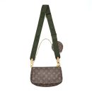 AAA Replica Louis Vuitton LV MULTI POCHETTE ACCESSORIES KHAKI MONOGRAM CANVAS GHW