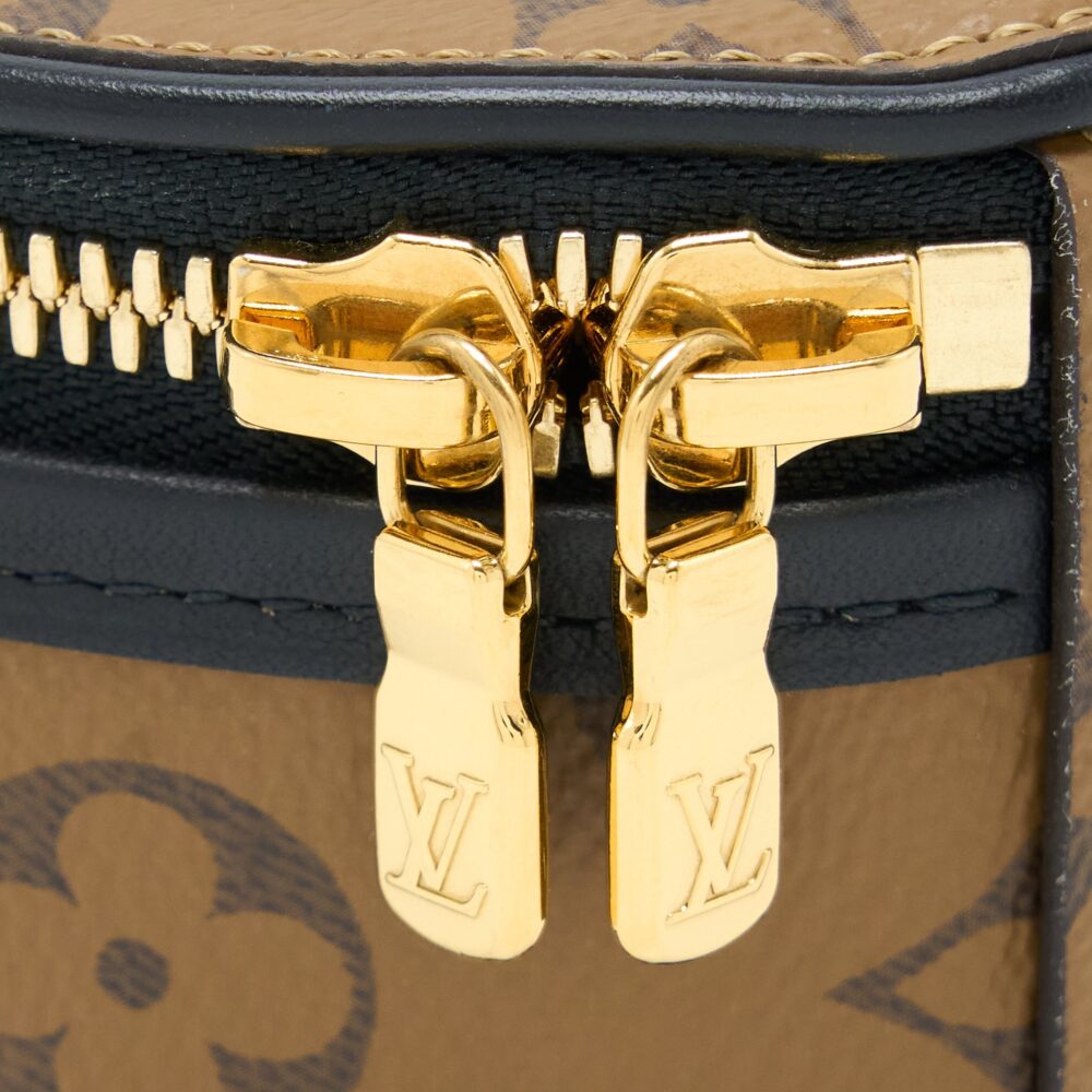 AAA Replica Louis Vuitton LV MINI BOITE CHAPEAU MONOGRAM REVERSE CANVAS BLACK GHW