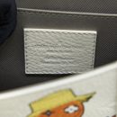 AAA Replica Louis Vuitton LV SCARECROW PRINTED FLAP BAG CALFSKIN WHITE WITH WHITE HARDWARE