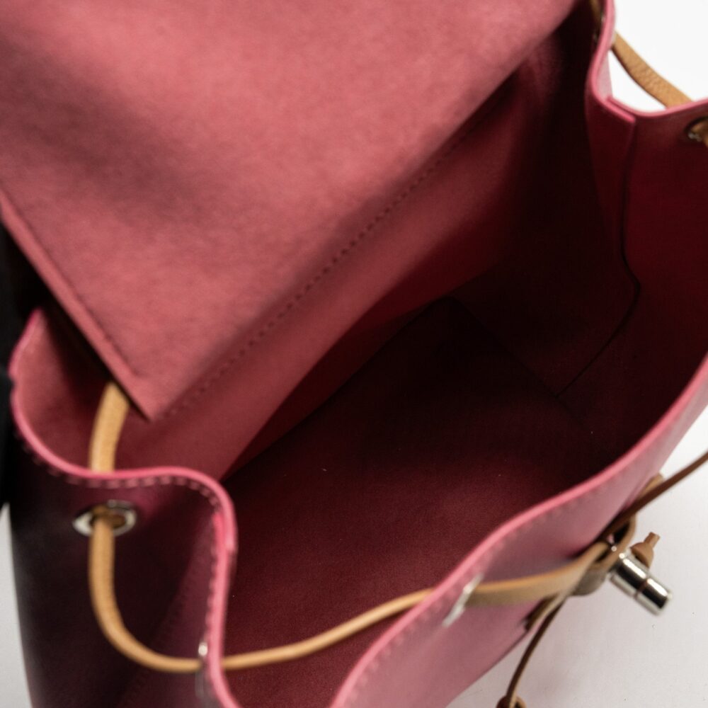 AAA Replica Louis Vuitton LV LOCKME BACKPACK CALFSKIN PINK/BEIGE SHW