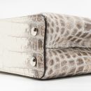 AAA Replica Louis Vuitton LV CAPUCINES MINI HIMALAYAN CROCODILE WHITE SHW