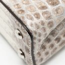 AAA Replica Louis Vuitton LV CAPUCINES MINI HIMALAYAN CROCODILE WHITE SHW