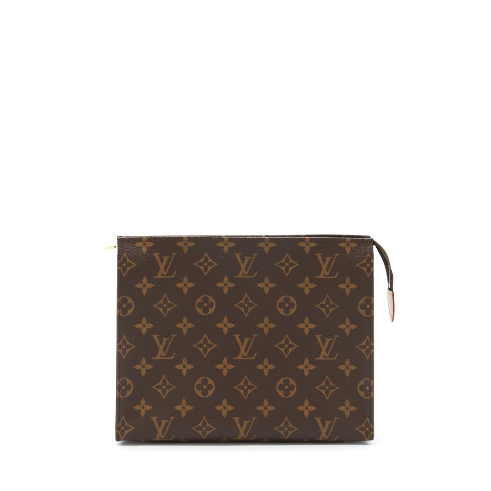 AAA Replica Louis Vuitton LV TOILETRY POCHETTE 26 MONOGRAM CANVAS GHW