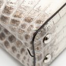 AAA Replica Louis Vuitton LV CAPUCINES MINI HIMALAYAN CROCODILE WHITE SHW