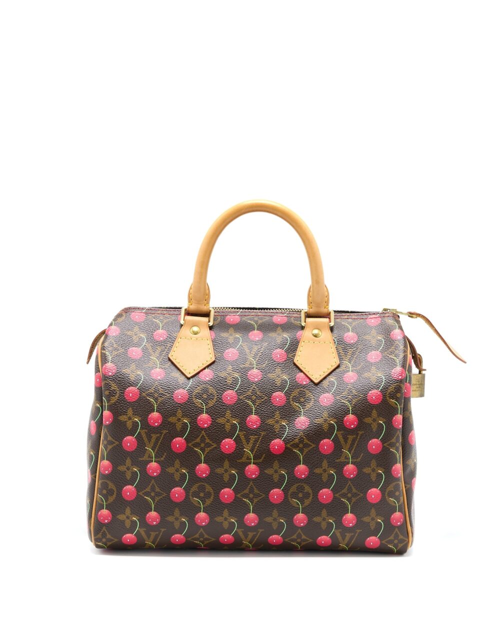 AAA Replica Louis Vuitton LV SPEEDY 25 CHERRY BLOSSOM MONOGRAM CANVAS GHW