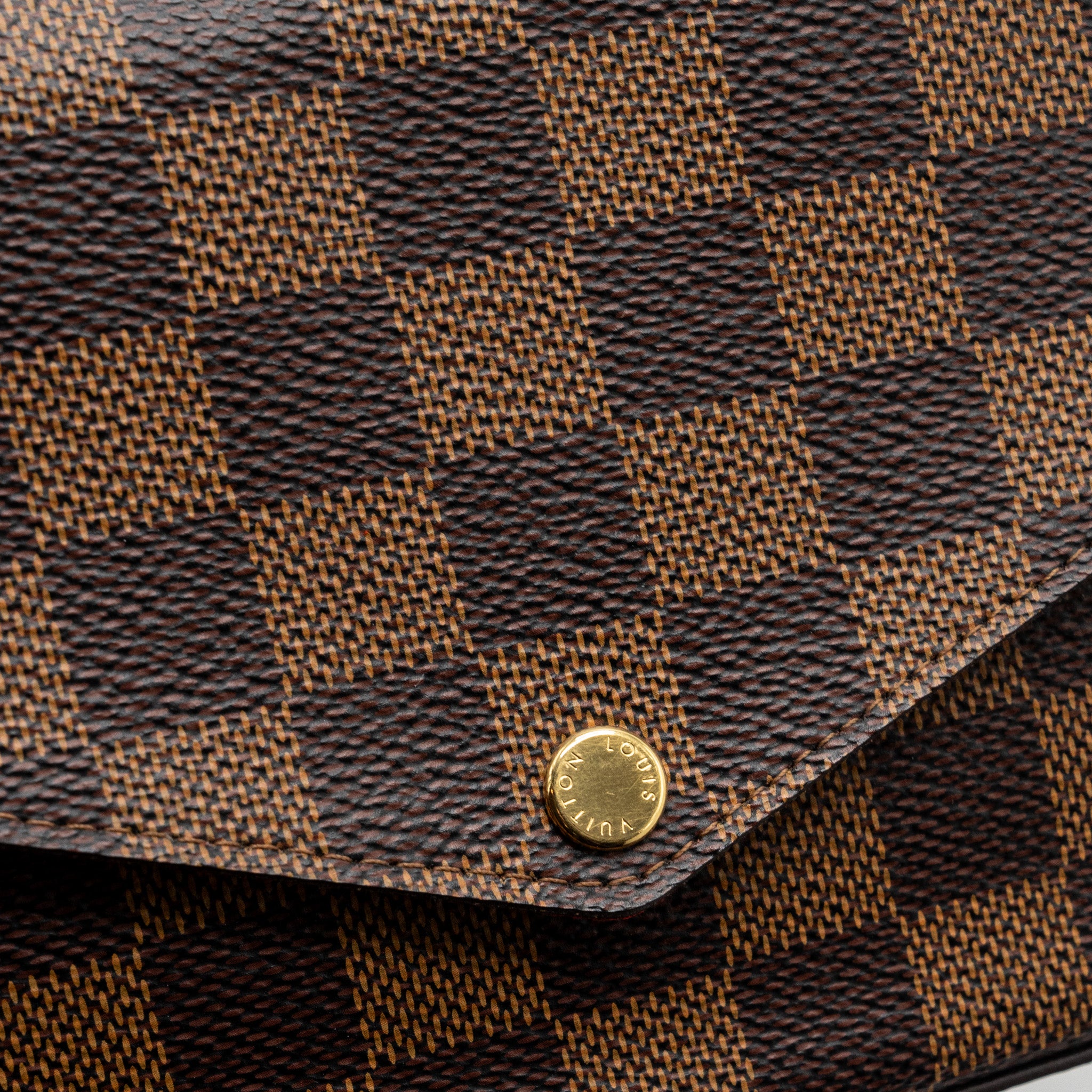 AAA Replica Louis Vuitton LV FELICIE POCHETTE DAMIER EBENE CANVAS GHW