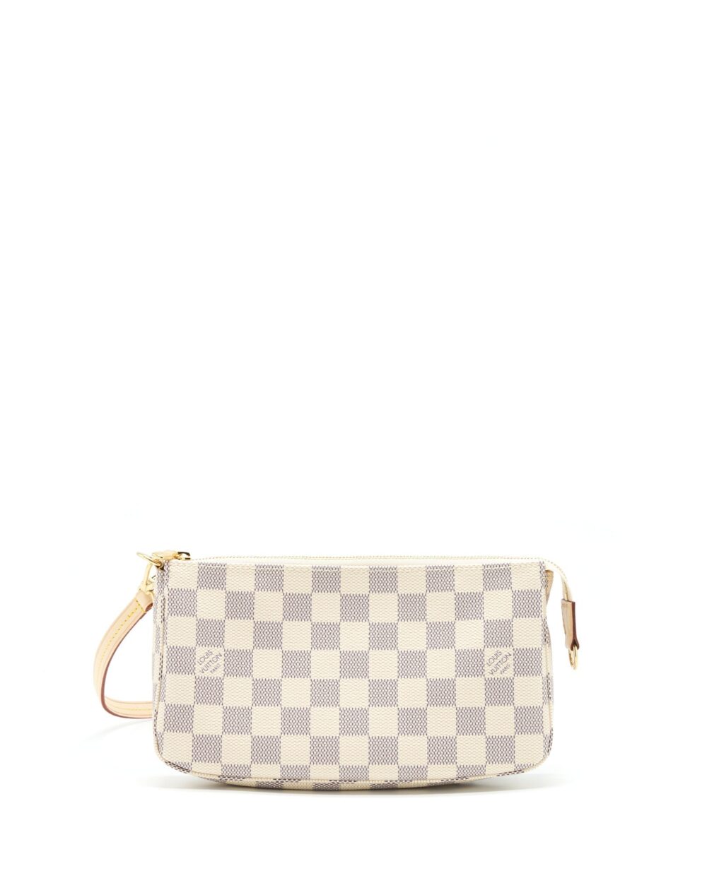 AAA Replica Louis Vuitton LV POCHETTE ACCESSORIES DAMIER AZUR CANVAS GHW