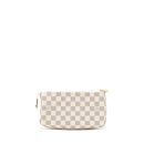 AAA Replica Louis Vuitton LV POCHETTE ACCESSORIES DAMIER AZUR CANVAS GHW
