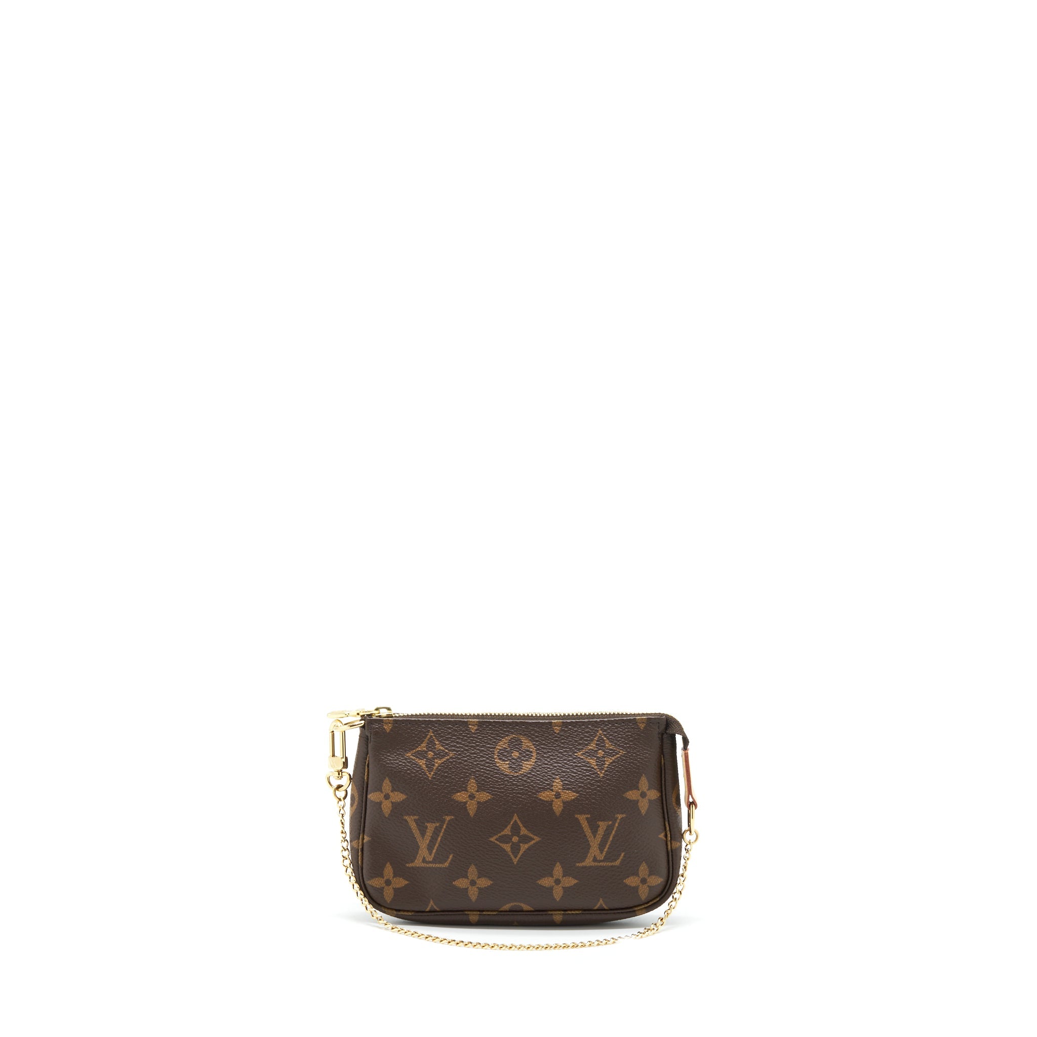AAA Replica Louis Vuitton LV MINI POCHETTE ACCESSORIES YEAR 2020 MONOGRAM CANVAS