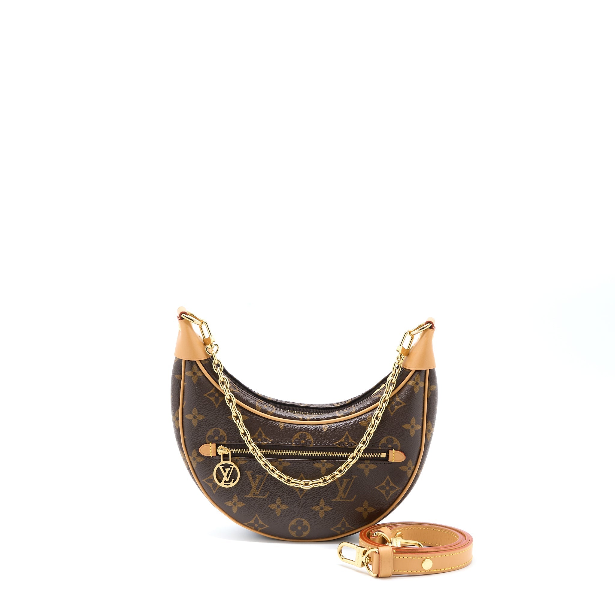 AAA Replica Louis Vuitton LV LOOP BAG MONOGRAM CANVAS GHW (NEW VERSION)