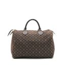 AAA Replica Louis Vuitton LV SPEEDY 30 MIN LIN MONOGRAM MINI BROWN GHW
