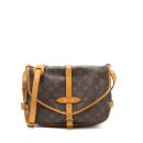 AAA Replica Louis Vuitton LV VINTAGE SAUMUR CLOTH CROSSBODY BAG MONOGRAM CANVAS GHW