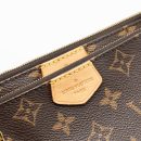 AAA Replica Louis Vuitton LV MULTI POCHETTE ROSE CLAIR STRAP MONOGRAM CANVAS GHW