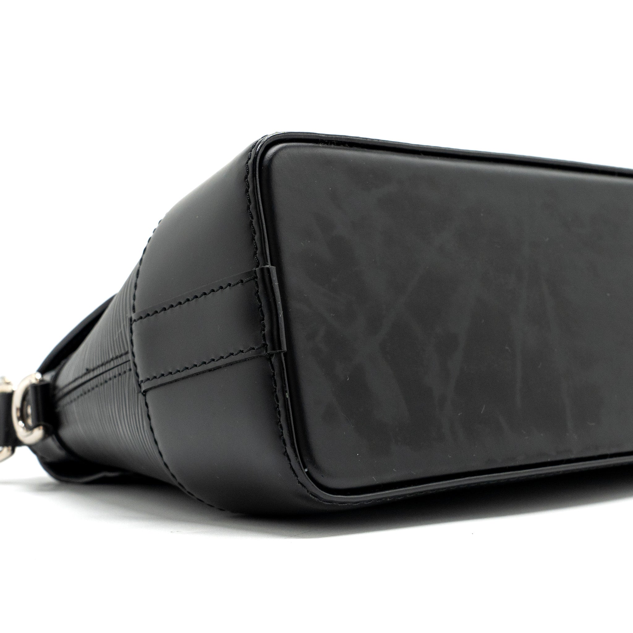 AAA Replica Louis Vuitton LV BAGATELLE PM EPI BLACK SHW