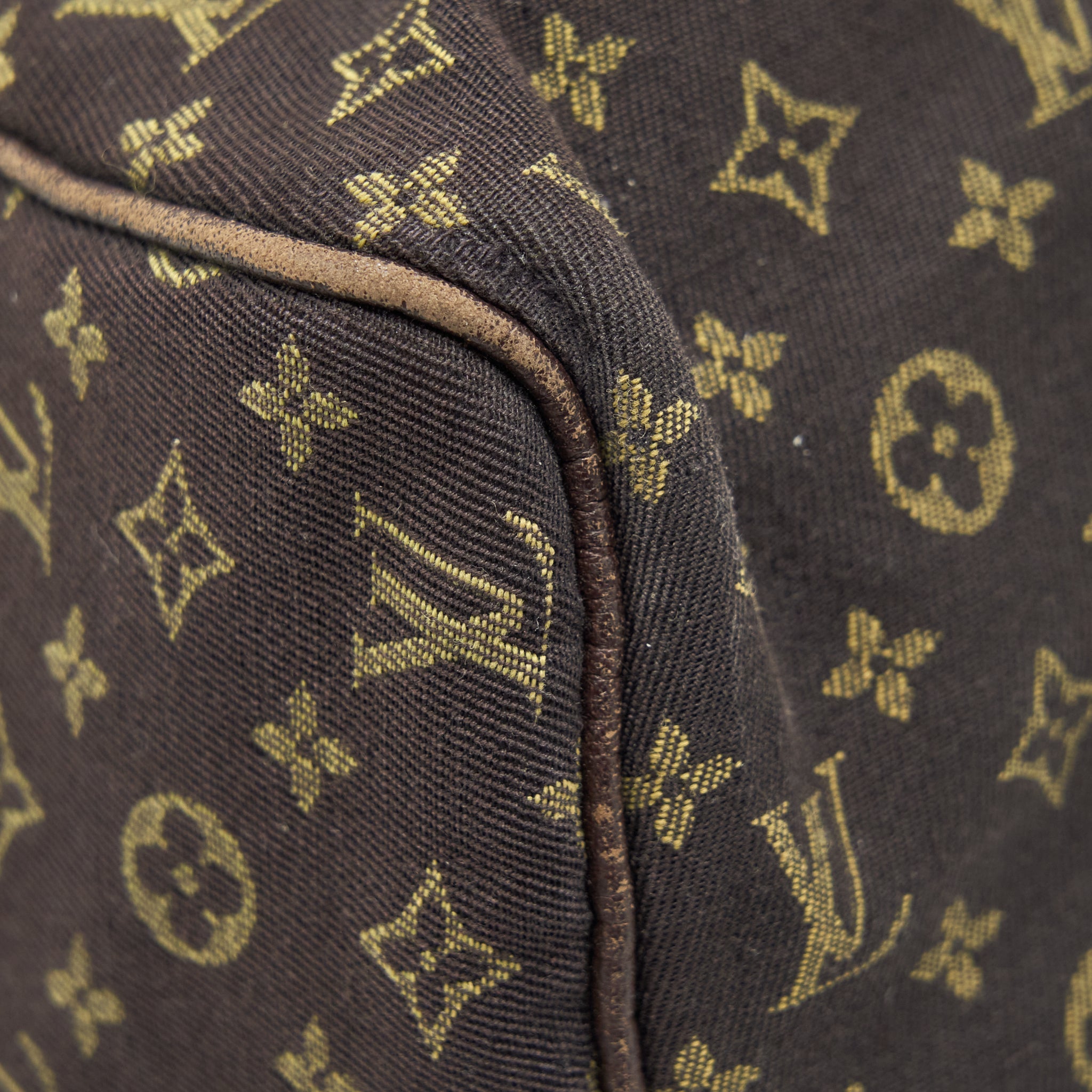 AAA Replica Louis Vuitton LV SPEEDY 30 MIN LIN MONOGRAM MINI BROWN GHW