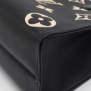 AAA Replica Louis Vuitton LV ONTHEGO MM MONOGRAM EMPREINTE LEATHER BLACK/BEIGE GHW
