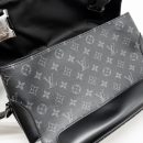 AAA Replica Louis Vuitton LV MESSENGER VOYAGER PM MONOGRAM CANVAS BLACK SHW