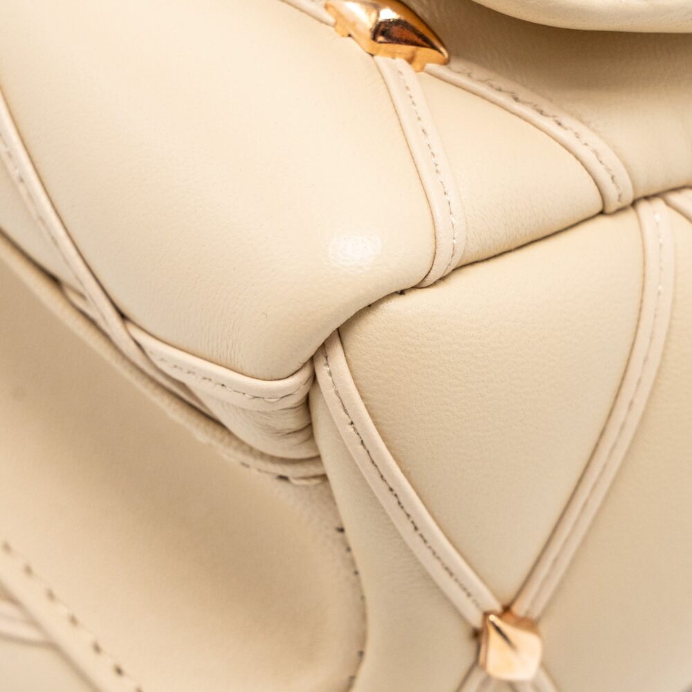 AAA Replica Louis Vuitton LV GO-14 MM LAMBSKIN BEIGE MULTICOLOUR HARDWARE