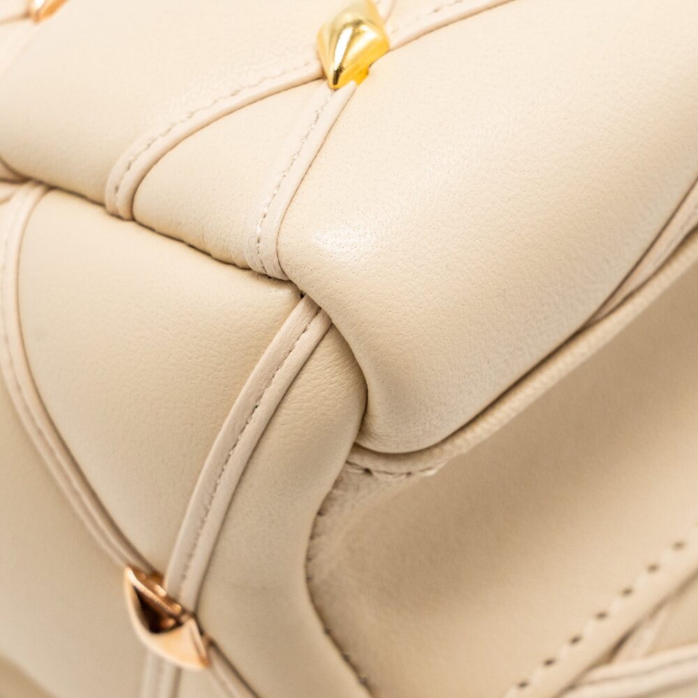 AAA Replica Louis Vuitton LV GO-14 MM LAMBSKIN BEIGE MULTICOLOUR HARDWARE