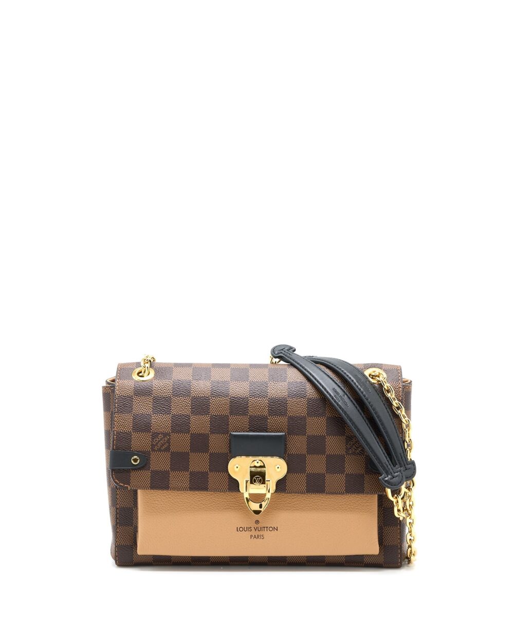 AAA Replica Louis Vuitton LV VAVIN PM DAMIER EBENE CANVAS BEIGE GHW