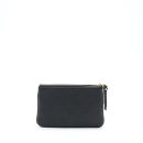 AAA Replica Louis Vuitton LV DOUBLE ZIP POCHETTE MONOGRAM EMPREINTE BLACK GHW