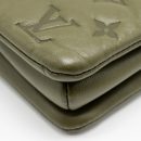 AAA Replica Louis Vuitton LV COUSSIN MM MONOGRAM-EMBOSSED PUFFY LAMBSKIN KHAKI GHW