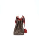 AAA Replica Louis Vuitton LV VENUS BAG LEATHER/MONOGRAM CANVAS RED YEAR 2016