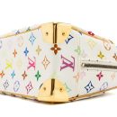 AAA Replica Louis Vuitton LV VINTAGE TOP HANDLE ZIP TOTE BAG WHITE MULTICOLOR MONOGRAM CANVAS GHW